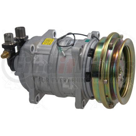 58513 by FOUR SEASONS - New York-Diesel Kiki-Zexel-Seltec DKS15CH Compressor w/ Clutch