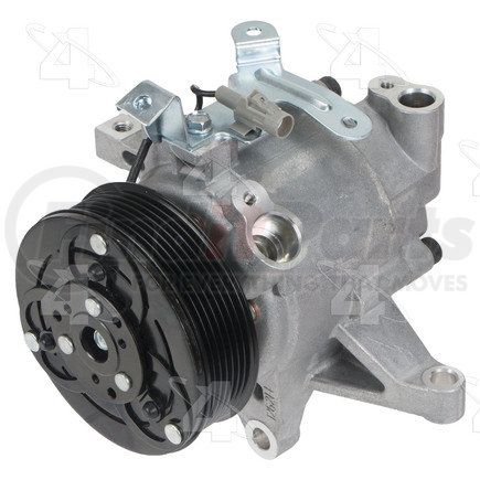 58493 by FOUR SEASONS - New York-Diesel Kiki-Zexel-Seltec DKV10Z Compressor w/ Clutch