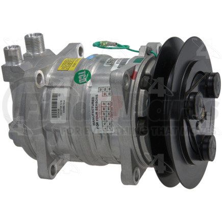 58522 by FOUR SEASONS - New York-Diesel Kiki-Zexel-Seltec DKS15 Compressor w/ Clutch