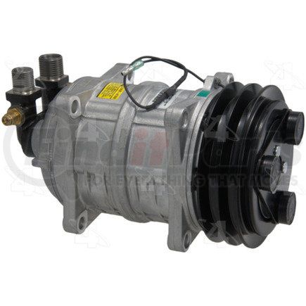 58521 by FOUR SEASONS - New York-Diesel Kiki-Zexel-Seltec DKS15BH Compressor w/ Clutch