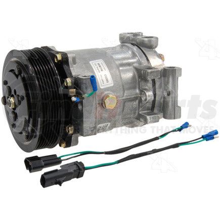 58553 by FOUR SEASONS - New Sanden/Sankyo SD7H15 Compressor w/ Clutch