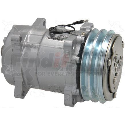 58548 by FOUR SEASONS - New Sanden/Sankyo SD508 Compressor w/ Clutch