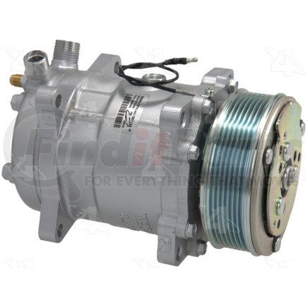 58589 by FOUR SEASONS - New Sanden/Sankyo SD508 Compressor w/ Clutch