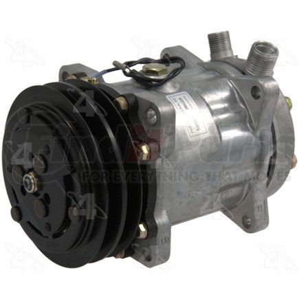 58591 by FOUR SEASONS - New Sanden/Sankyo SD5H14 Compressor w/ Clutch