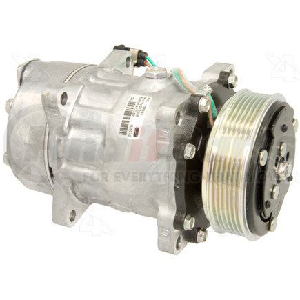 58595 by FOUR SEASONS - New Sanden/Sankyo SD7H15 Compressor w/ Clutch