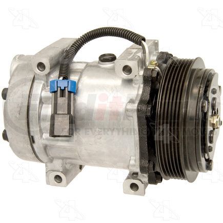 58596 by FOUR SEASONS - New Sanden/Sankyo SD7H15 Compressor w/ Clutch