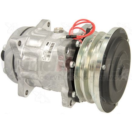 58642 by FOUR SEASONS - New Sanden/Sankyo SD7H15 Compressor w/ Clutch