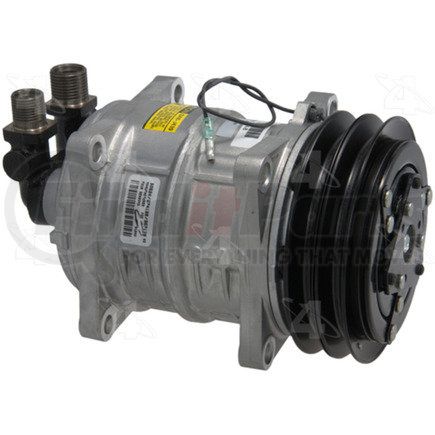 58624 by FOUR SEASONS - New York-Diesel Kiki-Zexel-Seltec TM13HD Compressor w/ Clutch