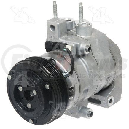 58664 by FOUR SEASONS - New Diesel Kiki DKS20 Compressor w/ Clutch