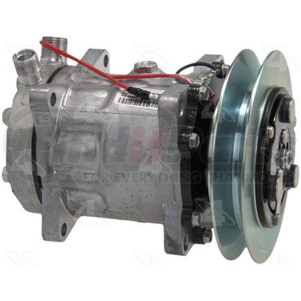 58646 by FOUR SEASONS - New Sanden/Sankyo SD5H14 Compressor w/ Clutch