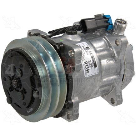 58705 by FOUR SEASONS - New Sanden/Sankyo SD7H15 Compressor w/ Clutch