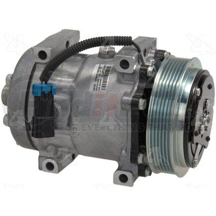 58709 by FOUR SEASONS - New Sanden/Sankyo SD7H15 Compressor w/ Clutch