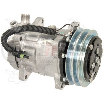 58701 by FOUR SEASONS - New Sanden/Sankyo SD7H15 Compressor w/ Clutch