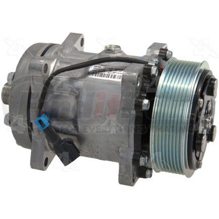 58703 by FOUR SEASONS - New Sanden/Sankyo SD7H15 Compressor w/ Clutch