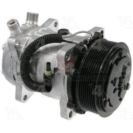 58780 by FOUR SEASONS - New Sanden/Sankyo SD7H15 Compressor w/ Clutch