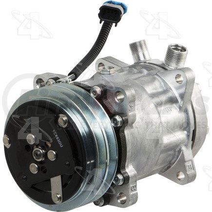 58770 by FOUR SEASONS - New Sanden/Sankyo SD7H15 Compressor w/ Clutch