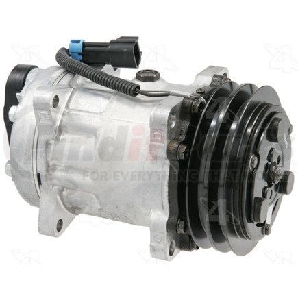 58788 by FOUR SEASONS - New Sanden/Sankyo SD7H15 Compressor w/ Clutch