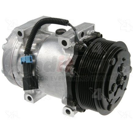 58784 by FOUR SEASONS - New Sanden/Sankyo SD7H15 Compressor w/ Clutch