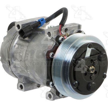 58797 by FOUR SEASONS - New Sanden/Sankyo SD7H15 Compressor w/ Clutch