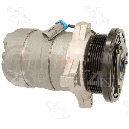 58961 by FOUR SEASONS - New GM HR6 Compressor w/ Clutch