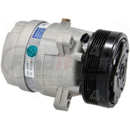 58994 by FOUR SEASONS - New GM V5  Compressor w/ Clutch