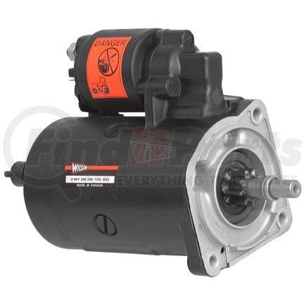 16408 by WILSON HD ROTATING ELECT - Starter Motor, 12V, 0.95 KW Rating, 9 Teeth, CW Rotation, EF Type Series