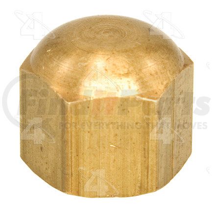 59626 by FOUR SEASONS - High/Low Side 1/4 in. Male Flare Brass Service Port Service Cap