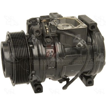 77300 by FOUR SEASONS - Reman Nippondenso 10PA20C Compressor w/ Clutch