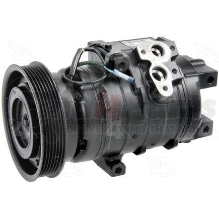 77383 by FOUR SEASONS - Reman Nippondenso 10S17C Compressor w/ Clutch