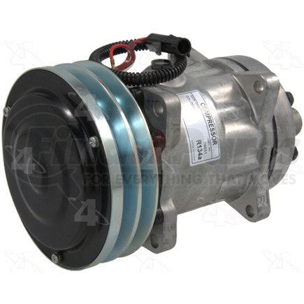 78551 by FOUR SEASONS - New Sanden/Sankyo SD7H15 Compressor w/ Clutch