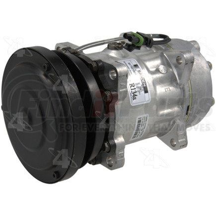 78556 by FOUR SEASONS - New Sanden/Sankyo SD7H15 Compressor w/ Clutch