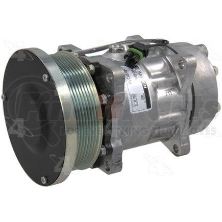 78567 by FOUR SEASONS - New Sanden/Sankyo SD7H15 Compressor w/ Clutch