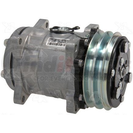 78557 by FOUR SEASONS - New Sanden/Sankyo SD5H14 Compressor w/ Clutch