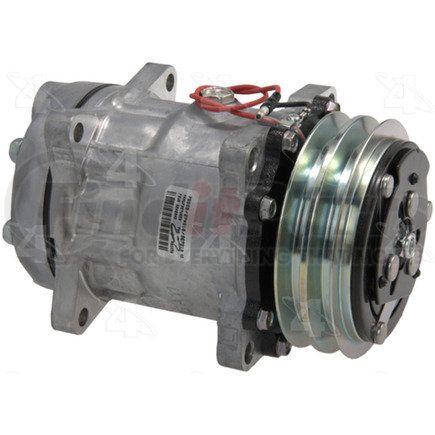 78559 by FOUR SEASONS - New Sanden/Sankyo SD7H15 Compressor w/ Clutch