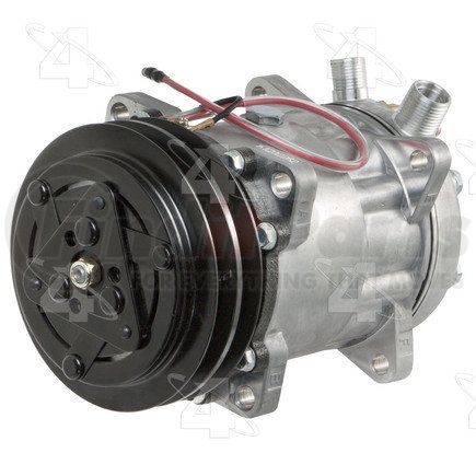 78582 by FOUR SEASONS - New Sanden/Sankyo SD7H15 Compressor w/ Clutch