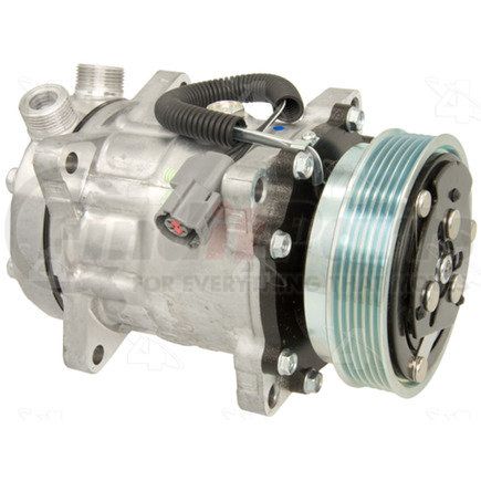 78596 by FOUR SEASONS - New Sanden/Sankyo SD7H15 Compressor w/ Clutch