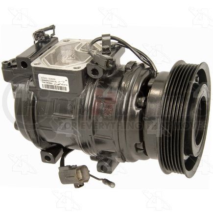 67375 by FOUR SEASONS - Reman Nippondenso 10PA17VC Compressor w/ Clutch