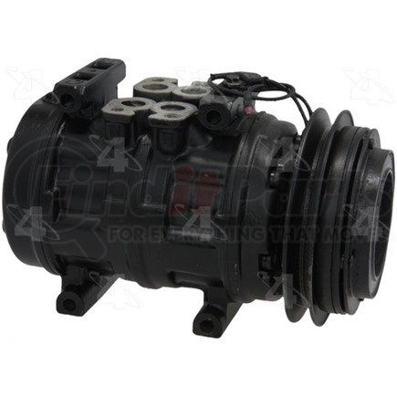 67383 by FOUR SEASONS - Reman Nippondenso 10P17C Compressor w/ Clutch