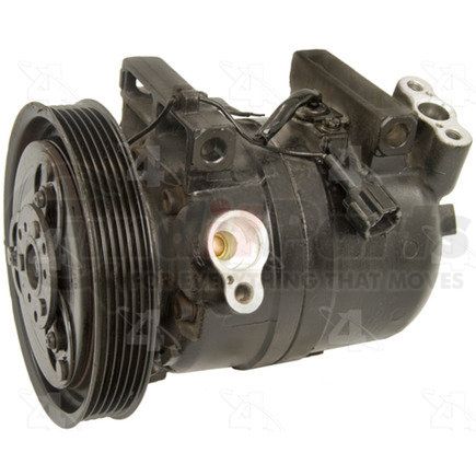 67454 by FOUR SEASONS - Reman Nihon/Calsonic DKV14C Compressor w/ Clutch