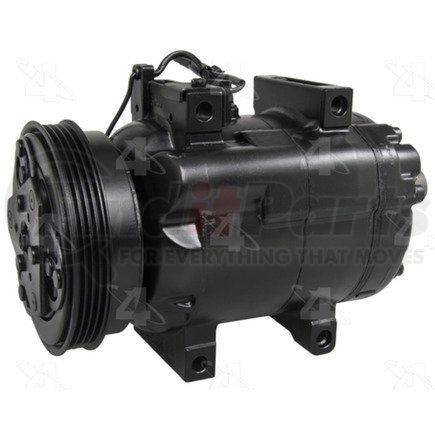 67451 by FOUR SEASONS - Reman York-Diesel Kiki-Zexel-Seltec DCV17D Compressor w/ Clutch