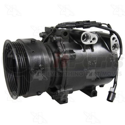 67490 by FOUR SEASONS - Reman Mitsubishi AX105VSR Compressor w/ Clutch