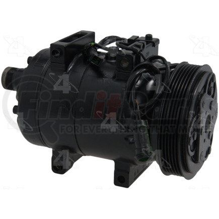 67638 by FOUR SEASONS - Reman York-Diesel Kiki-Zexel-Seltec DCV17B Compressor w/ Clutch