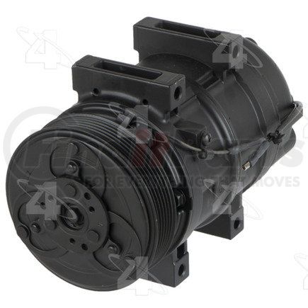 67648 by FOUR SEASONS - Reman York-Diesel Kiki-Zexel-Seltec DKS17CH Compressor w/ Clutch