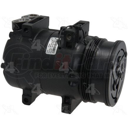 67654 by FOUR SEASONS - Reman York-Diesel Kiki-Zexel-Seltec DCV17 Compressor w/ Clutch