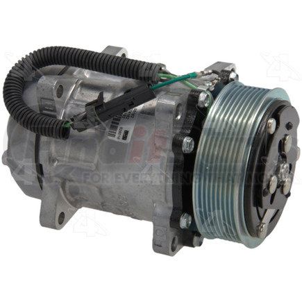 68162 by FOUR SEASONS - New Sanden/Sankyo FLX7 Compressor w/ Clutch