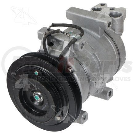 68403 by FOUR SEASONS - New York-Diesel Kiki-Zexel-Seltec DKS15 Compressor w/ Clutch