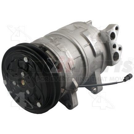 68400 by FOUR SEASONS - New York-Diesel Kiki-Zexel-Seltec DKS15CH Compressor w/ Clutch