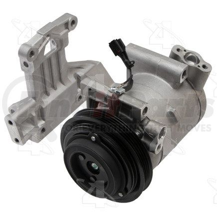 68444 by FOUR SEASONS - New York-Diesel Kiki-Zexel-Seltec DKV14G Compressor w/ Clutch