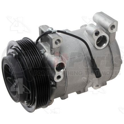 68484 by FOUR SEASONS - New York-Diesel Kiki-Zexel-Seltec DKV14G Compressor w/ Clutch