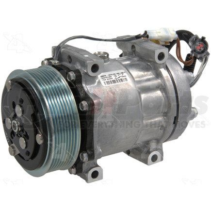 68575 by FOUR SEASONS - New Sanden/Sankyo SD7H15 Compressor w/ Clutch